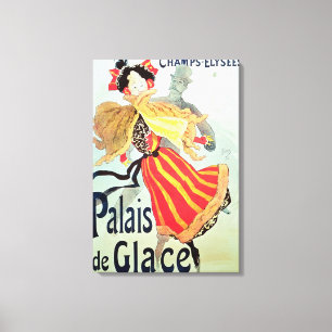 Ice Palace', Champs Elysées, Parijs, 1893 Canvas Afdruk