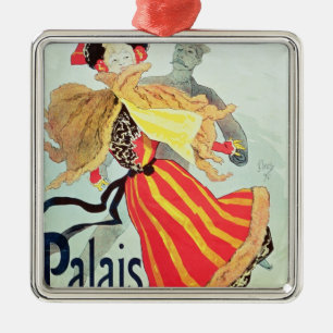 Ice Palace', Champs Elysées, Parijs, 1893 Metalen Ornament