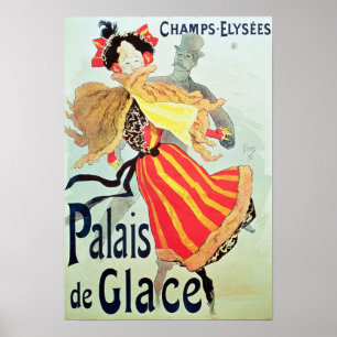 Ice Palace', Champs Elysées, Parijs, 1893 Poster