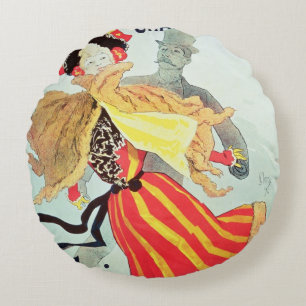 Ice Palace', Champs Elysées, Parijs, 1893 Rond Kussen