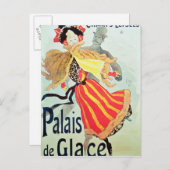 Ice Palace', Champs Elyses, Parijs, 1893 Briefkaart (Voorkant / Achterkant)