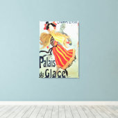 Ice Palace', Champs Elyses, Parijs, 1893 Canvas Afdruk (Insitu (Houten vloer))