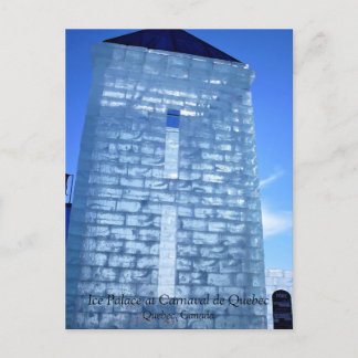 Ice Palace in Carnaval de Quebec, Canada Briefkaart