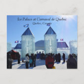 Ice Palace in Carnaval de Quebec, Canada Briefkaart (Voorkant)