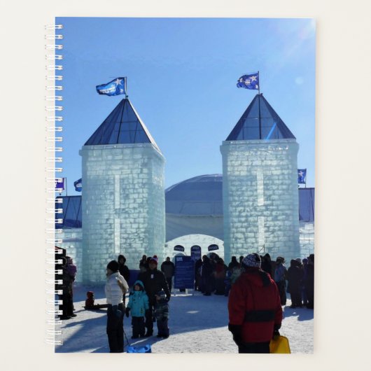 Ice Palace in Carnaval de Quebec, Canada Planner (Voorkant)