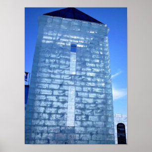 Ice Palace in Carnaval de Quebec, Canada Poster