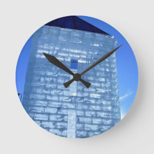 Ice Palace in Carnaval de Quebec, Canada Ronde Klok