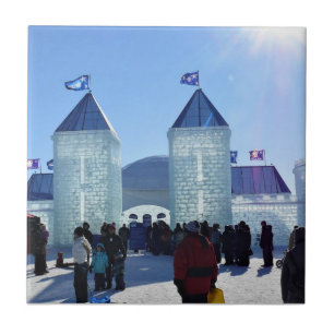 Ice Palace in Carnaval de Quebec, Canada Tegeltje