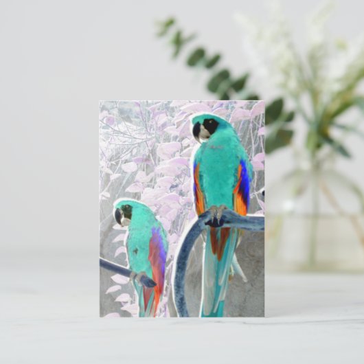 Ice Parrots Briefkaart (Staand voorkant)