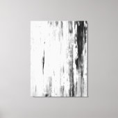 'Ice Pick' Abstracte kunst in zwart-wit Canvas Afdruk (Voorkant)