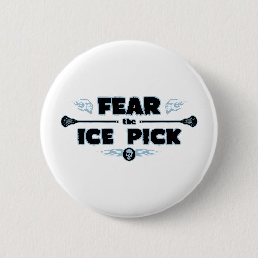 Ice Pick - blauw Ronde Button 5,7 Cm (Voorkant)