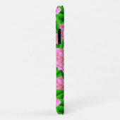 Ice Pink Camellias en Groene Bladeren Case-Mate iPhone Case (Achterkant/rechts)
