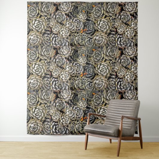 Ice plant mania wandkleed (In situ)