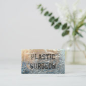 Ice Plastic chirurg Visitekaartje, bevroren Visitekaartje (Staand voorkant)