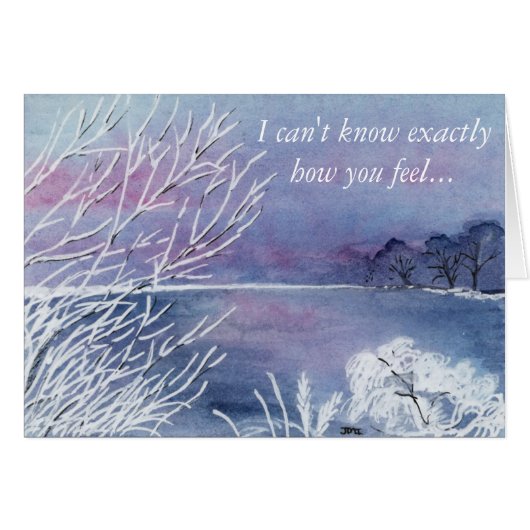 Ice Pond Waterverf (Voorkant Horizontaal)