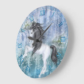 Ice Pony 2 wandklok (Hoek)