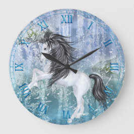Ice Pony 2 wandklok