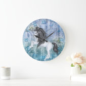 Ice Pony 2 wandklok (Huis)