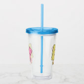 Ice pop cartoon illustratie acryl drinkbeker (Rechts)