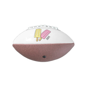 Ice pop cartoon illustratie american football