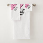 Ice pop cartoon illustratie bad handdoek (Insitu)