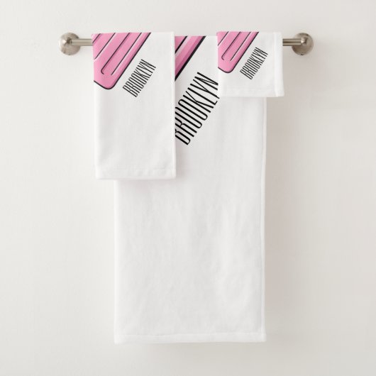 Ice pop cartoon illustratie bad handdoek (Insitu)