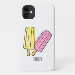 Ice pop cartoon illustratie Case-Mate iPhone case
