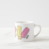 Ice pop cartoon illustratie espresso kop (Rechts)