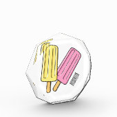 Ice pop cartoon illustratie fotoblokken (Links)