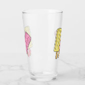 Ice pop cartoon illustratie glas (Links)