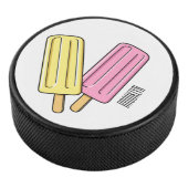 Ice pop cartoon illustratie hockey puck (3/4)