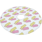 Ice pop cartoon illustratie kerstboom rok (Gekanteld)