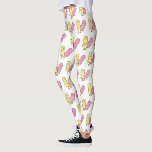 Ice pop cartoon illustratie leggings (Links)