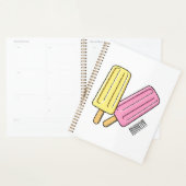 Ice pop cartoon illustratie planner (Display)