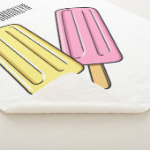 Ice pop cartoon illustratie sherpa deken (3/4)