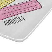 Ice pop cartoon illustratie snijplank (Hoek)