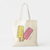 Ice pop cartoon illustratie tote bag (Achterkant)