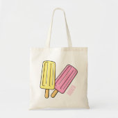 Ice pop cartoon illustratie tote bag (Voorkant)