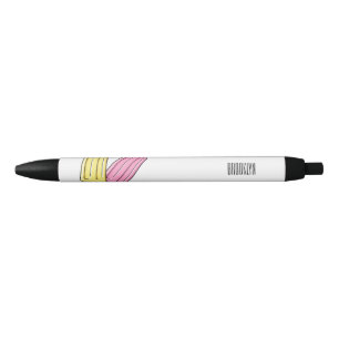 Ice pop cartoon illustratie zwarte inkt pen