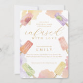 Ice Pop Cocktail Vrijgezellenfeest met liefde Kaart (Voorkant)