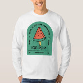 Ice Pop Food is mijn Liefdestaal T-shirt (Voorkant)