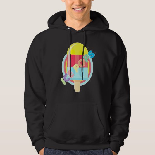 Ice Poppen Bevriezen Bevroren Fruit Juice Cream C Hoodie (Voorkant)