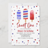 Ice Poppen hebben 1 Rode Blauw op de eerste verjaa Kaart (Voorkant)