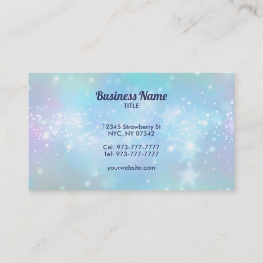 Ice Poppen Popsicles visitekaartjes (Achterkant)