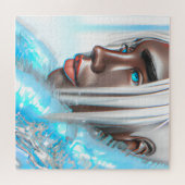 Ice Prince Melanin Black Boy Magic Bruh Winter Bro Legpuzzel (Horizontaal)