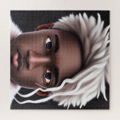 Ice Prince Melanin Black Boy Magic Bruh Winter Bro Legpuzzel (Horizontaal)