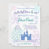 Ice Princess 4e verjaardag | Sjabloon Kaart (Voorkant)