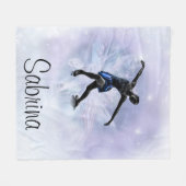 Ice Princess Fleece deken - medium (Voorkant (Horizontaal))