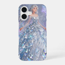 Ice Princess iPhone 16 Case – Magical Winter Queen Hoesje