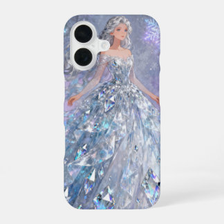 Ice Princess iPhone 16 Case – Magical Winter Queen Hoesje